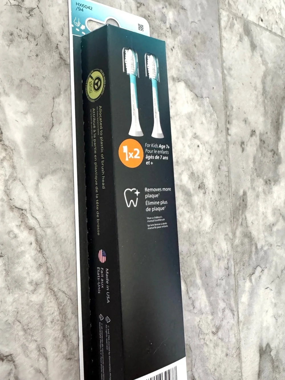 Philips Sonicare For Kids Soft Replacement Brush Heads - Teal/White